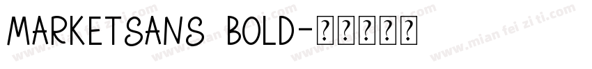 MarketSans Bold字体转换